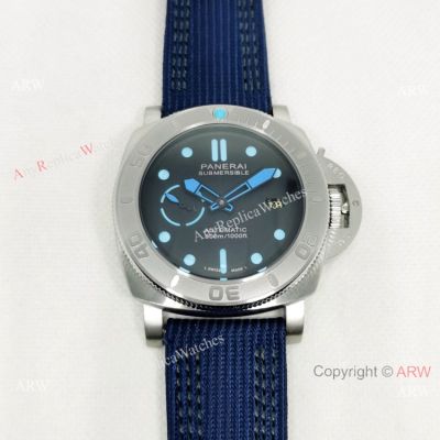 NEW! Panerai PAM985 Submersible Mike Horn Edition Blue Watch 47mm-Imitation Watches from China